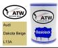 Preview: Audi, Dakota Beige, L13A: 500ml Lackdose, von ATW Autoteile West.